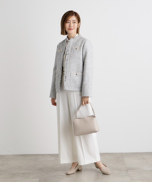 grove（グローブ）の「【雑誌掲載】人間工学シンプルダブルショルダー【入卒対応可】（ショルダーバッグ・レディース・ブラウン系その他/サックスブルー/ライトグレー/ブラック・00）」の6枚目の写真