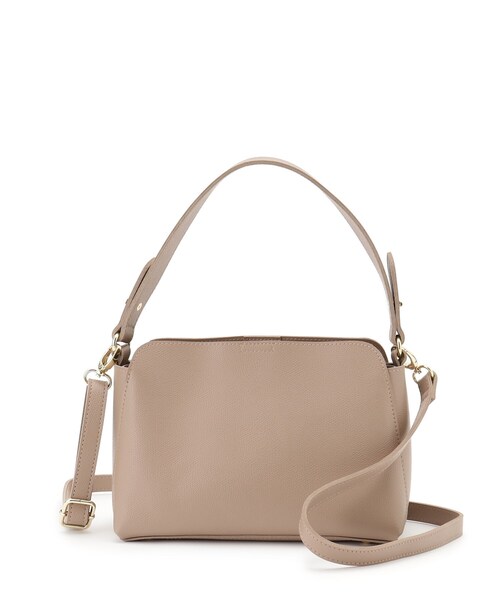 grove（グローブ）の「【雑誌掲載】人間工学シンプルダブルショルダー【入卒対応可】（ショルダーバッグ・レディース・ブラウン系その他/サックスブルー/ライトグレー/ブラック・00）」の17枚目の写真