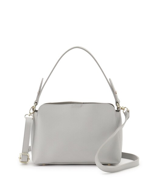 grove（グローブ）の「【雑誌掲載】人間工学シンプルダブルショルダー【入卒対応可】（ショルダーバッグ・レディース・ブラウン系その他/サックスブルー/ライトグレー/ブラック・00）」の18枚目の写真