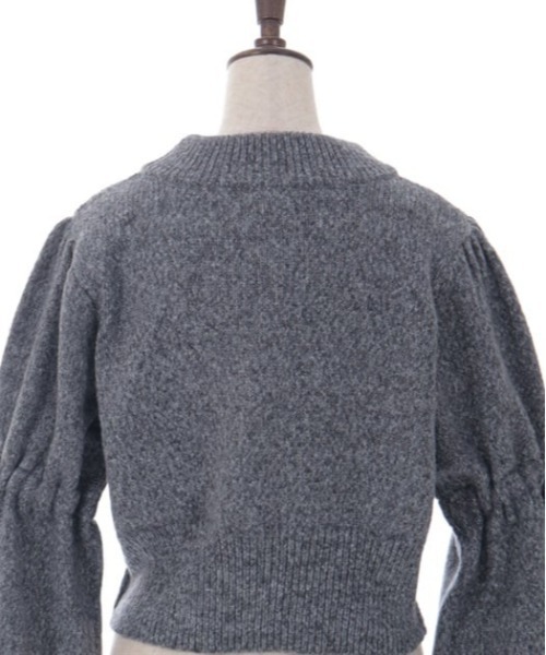 axes femme(アクシーズファム)の「ドロストリボンメランジニット(ニット/セーター・レディース・サックスブルー/グレー/ピンク・FREE)」の20枚目の写真