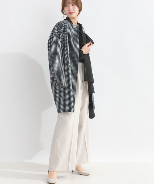 PICCIN(ピッチン)の「2wayシアーリボンブラウス(シャツ/ブラウス・レディース・サックスブルー/ブラック/オフホワイト・M)」の20枚目の写真