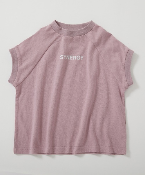 devirock（デビロック）の「綿100％ デビラボ ガールズ フレンチラグラン プリント半袖Tシャツ（Tシャツ/カットソー・キッズ・ホワイト系2/ホワイト系1/ブラック系2/グリーン系1/パープル系2/ブルー系2/ピンク系2/ブルー系1/ピンク系1/グレー系1/ブラック系1/パープル系1・160cm/150cm/140cm/130cm/120cm/110cm/100cm）」の17枚目の写真