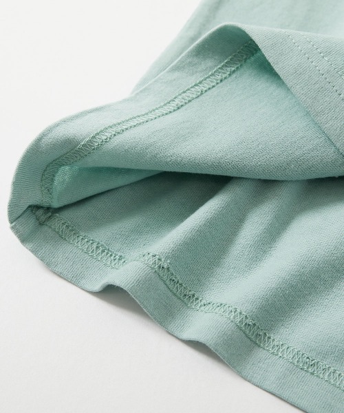 devirock（デビロック）の「綿100％ デビラボ ガールズ フレンチラグラン プリント半袖Tシャツ（Tシャツ/カットソー・キッズ・ホワイト系2/ホワイト系1/ブラック系2/グリーン系1/パープル系2/ブルー系2/ピンク系2/ブルー系1/ピンク系1/グレー系1/ブラック系1/パープル系1・160cm/150cm/140cm/130cm/120cm/110cm/100cm）」の22枚目の写真