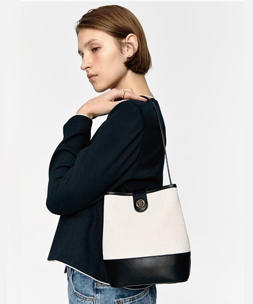 depound（デパウンド）の「town bag (bucket shoulder)（ショルダーバッグ・レディース・アイボリー・FREE）」の8枚目の写真