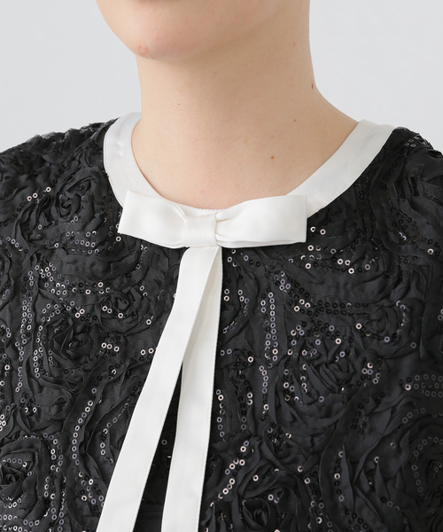 セール】【BAUM UND PFERDGARTEN】Roses and Sequins Blouse