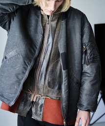 CONZ（コンズ）の「OVERSIZED COLLARLESS MILITARY BLOUSON（MA-1）」