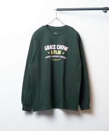 《GRACE CHOW FLAN》 L/S プリントTシャツ