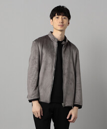 COMME CA MEN（コムサメン）の「シングルライダース ブルゾン（ライダースジャケット）」