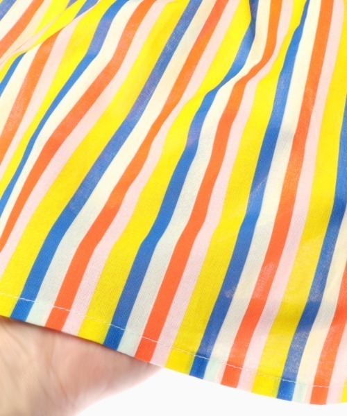 TARKER（ターカー）の「ストライプ柄ワンピース（ワンピース・キッズ・グリーン/イエロー・80/90/100/110/120/130）」の10枚目の写真