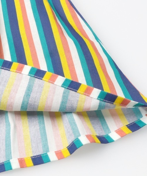 TARKER（ターカー）の「ストライプ柄ワンピース（ワンピース・キッズ・グリーン/イエロー・80/90/100/110/120/130）」の12枚目の写真