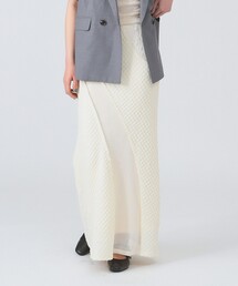Ray BEAMS | ジャカード メッシュ キリカエ スカート(スカート)