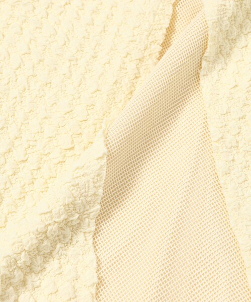 Ray BEAMS（レイビームス）の「ジャカード メッシュ キリカエ スカート（スカート・レディース・ブラック/アイボリー・ONE SIZE）」の10枚目の写真