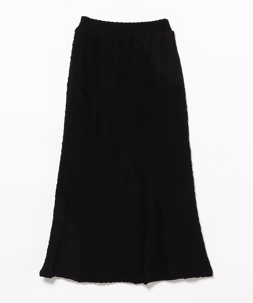 Ray BEAMS（レイビームス）の「ジャカード メッシュ キリカエ スカート（スカート・レディース・ブラック/アイボリー・ONE SIZE）」の18枚目の写真