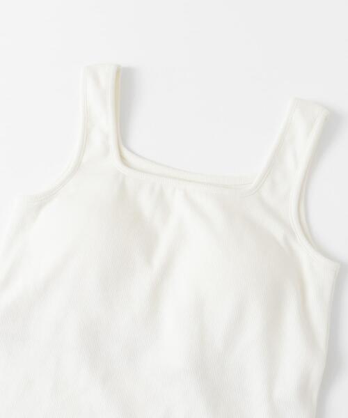 SENSE OF PLACE by URBAN RESEARCH（センスオブプレイスバイアーバンリサーチ）の「スクエアネックカップツキタンクトップ（タンクトップ・レディース・ホワイト/モカ/ブラック/ライトベージュ・ONE）」の13枚目の写真