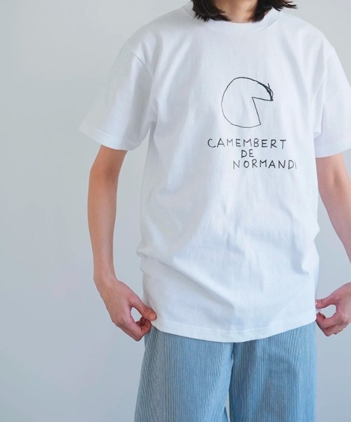 DO Original(ドー オリジナル)の「Tシャツ カマンベールチーズ M 7/7(Tシャツ/カットソー・レディース・ホワイト・MEDIUM)」の3枚目の写真