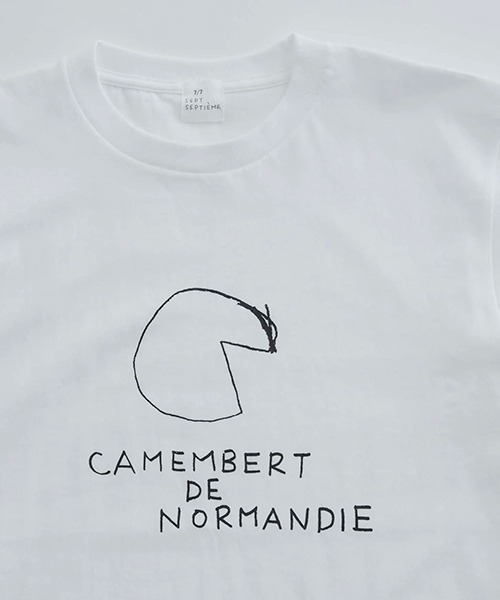 DO Original(ドー オリジナル)の「Tシャツ カマンベールチーズ M 7/7(Tシャツ/カットソー・レディース・ホワイト・MEDIUM)」の4枚目の写真