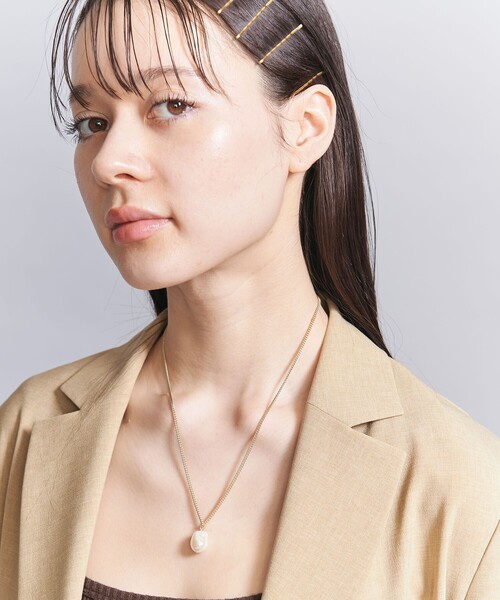 BEAUTY&YOUTH UNITED ARROWS（ビューティーアンドユースユナイテッドアローズ）の「パールモチーフ2連 ネックレス -3WAY-（ネックレス・レディース・ゴールド・FREE）」の3枚目の写真