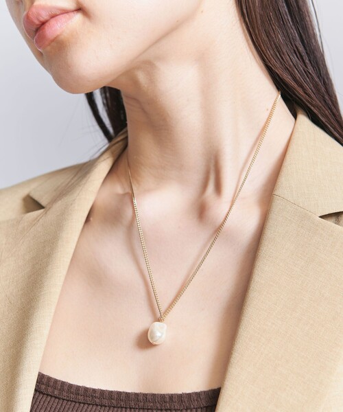 BEAUTY&YOUTH UNITED ARROWS（ビューティーアンドユースユナイテッドアローズ）の「パールモチーフ2連 ネックレス -3WAY-（ネックレス・レディース・ゴールド・FREE）」の4枚目の写真