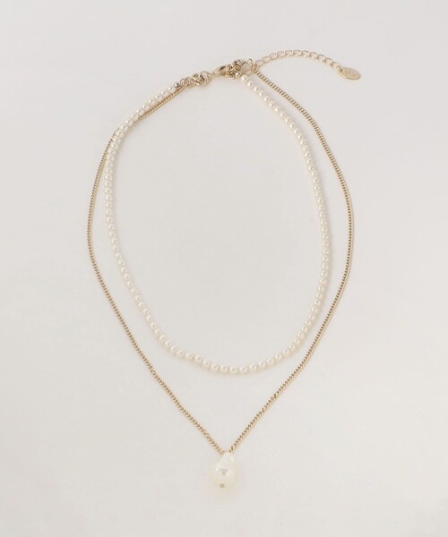 BEAUTY&YOUTH UNITED ARROWS（ビューティーアンドユースユナイテッドアローズ）の「パールモチーフ2連 ネックレス -3WAY-（ネックレス・レディース・ゴールド・FREE）」の8枚目の写真