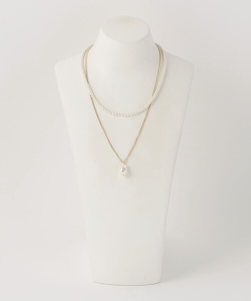 BEAUTY&YOUTH UNITED ARROWS（ビューティーアンドユースユナイテッドアローズ）の「パールモチーフ2連 ネックレス -3WAY-（ネックレス・レディース・ゴールド・FREE）」の13枚目の写真