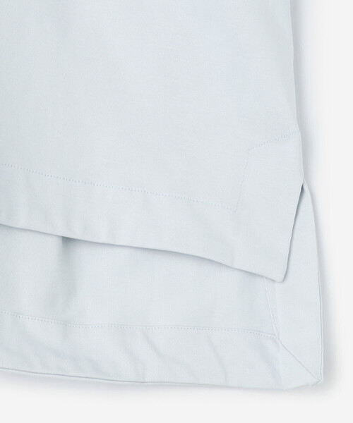 HAVERSACK（ハバーザック）の「HAVERSACK | 〈別注〉コットン クルーネックフレアスウェット WOMEN（スウェット・レディース・サックスブルー/ダークブラウン/ダークネイビー・1）」の8枚目の写真