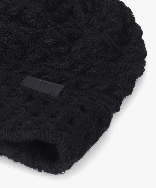 arth（アース）の「arth  Hemp Wave Knit Watch / アース（ニットキャップ/ビーニー・メンズ・グレー/ブラック・57~59cm）」の9枚目の写真