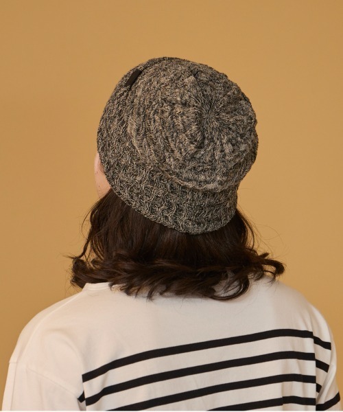 arth（アース）の「arth  Hemp Wave Knit Watch / アース（ニットキャップ/ビーニー・メンズ・グレー/ブラック・57~59cm）」の6枚目の写真