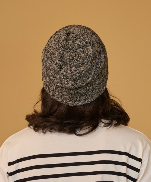 arth（アース）の「arth  Hemp Wave Knit Watch / アース（ニットキャップ/ビーニー・メンズ・グレー/ブラック・57~59cm）」の5枚目の写真