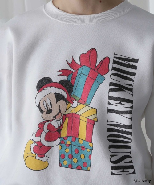 GOOD ROCK SPEED(グッドロックスピード)の「(GOOD ROCK SPEED)ミッキーマウス/クリスマス/スウェット(スウェット・レディース・ホワイト・ONE SIZE)」の8枚目の写真
