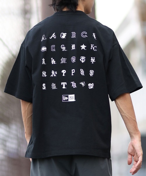 セール】NEW ERA/ニューエラ 半袖Tシャツ バックプリント オーバー