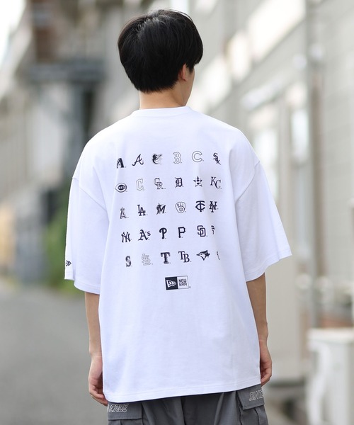 セール】NEW ERA/ニューエラ 半袖Tシャツ バックプリント オーバー