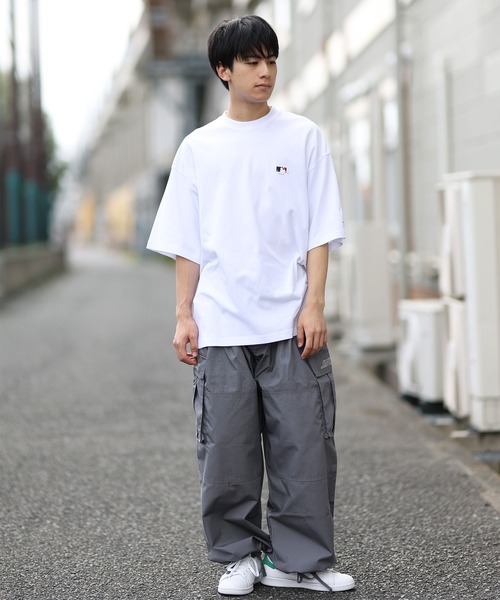 NEW ERA(ニューエラ)の「NEW ERA/ニューエラ 半袖Tシャツ バックプリント オーバーサイズ 14410063/14410064(Tシャツ/カットソー・メンズ・ブラック/ホワイト・M/XL/XXL/L)」の9枚目の写真
