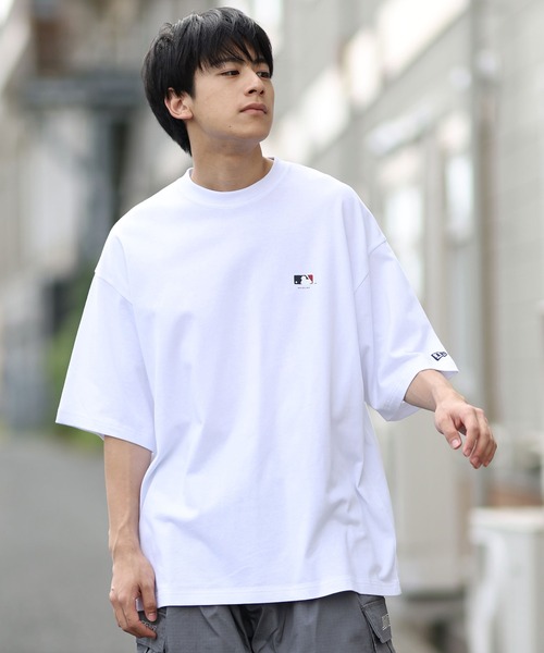 【送料無料（一部地域を除く）】 ERA/ニューエラ NEW 半袖Tシャツ オーバーサイズ バックプリント トップス
