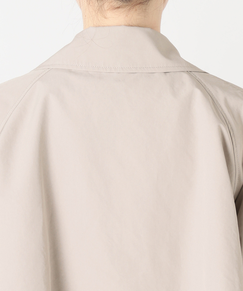 追加3》ポプリンオーバーショートコート（トレンチコート