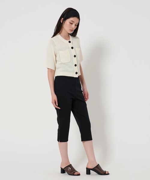 EMMEL REFINES(エメルリファインズ)の「<EMMEL REFINES>EM カプリパンツ ブラック(その他パンツ・レディース・ブラック・S/M)」の9枚目の写真