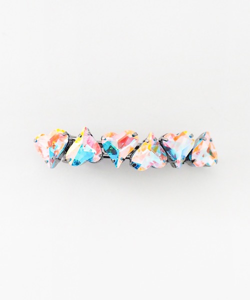 Casselini（キャセリーニ）の「Casselini(キャセリーニ)ハートビジューバレッタ（バレッタ/ヘアクリップ・レディース・ピンク/ブルー/ブラック・FREE）」の8枚目の写真