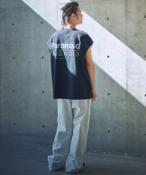 ADAM PATEK(アダムパテック)の「ADAMPATEK/destroy wide denim/デストロイワイドデニムパンツ(デニムパンツ・メンズ・ホワイト/ライトインディゴブルー/ダークインディゴブルー/ブラック・1/2)」の17枚目の写真