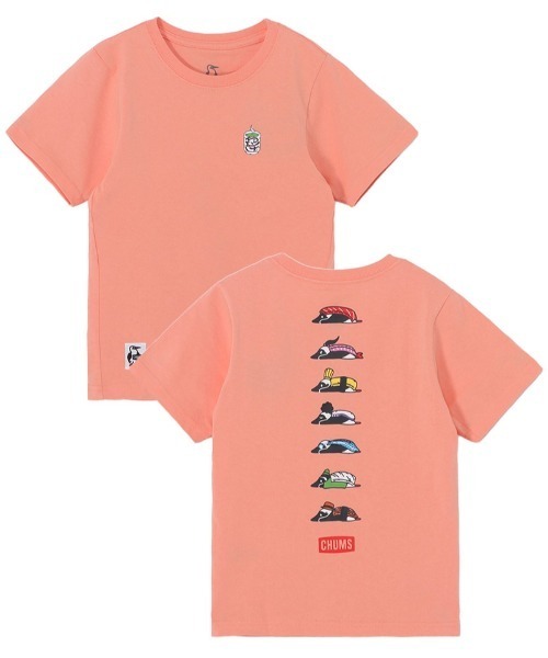 CHUMS(チャムス)の「【CHUMS】 Kids Booby Sushi Friends T-Shirt キッズ ブービー スシフレンズ ティーシャツ(Tシャツ/カットソー・キッズ・ピンク/ホワイト/パープル/ミント・X-LARGE/LARGE/MEDIUM)」の4枚目の写真