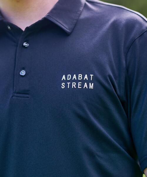 ADABAT STREAM（アダバットストリーム）の「UVカット/接触冷感 ドライタッチ ストレッチ ポロシャツ（ポロシャツ・メンズ・ベージュ/ブラック/ホワイト・46/48/50/52）」の20枚目の写真