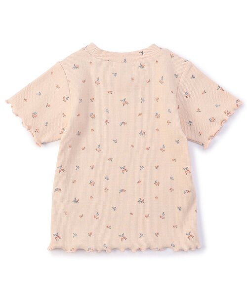 Seraph（セラフ）の「【ジュニア対応】ベーシックリブインナー半袖Tシャツ（Tシャツ/カットソー・キッズ・グレー/オフホワイト/ピンク・100/110/80/130/140/90/120）」の9枚目の写真