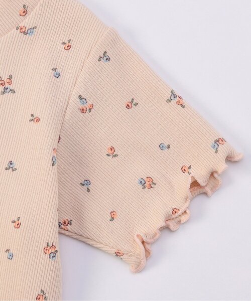 Seraph（セラフ）の「【ジュニア対応】ベーシックリブインナー半袖Tシャツ（Tシャツ/カットソー・キッズ・グレー/オフホワイト/ピンク・100/110/80/130/140/90/120）」の11枚目の写真