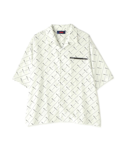 ADANS（アダンス）の「ADANS/アダンス/半袖シャツ（シャツ/ブラウス・レディース・ホワイト/ブラック・F）」の7枚目の写真