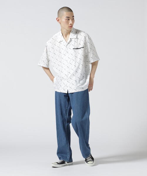 ADANS（アダンス）の「ADANS/アダンス/半袖シャツ（シャツ/ブラウス・レディース・ホワイト/ブラック・F）」の8枚目の写真