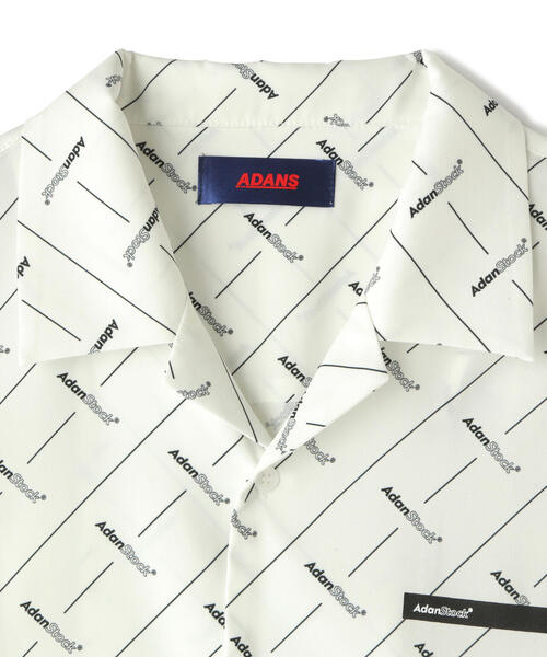 ADANS（アダンス）の「ADANS/アダンス/半袖シャツ（シャツ/ブラウス・レディース・ホワイト/ブラック・F）」の10枚目の写真