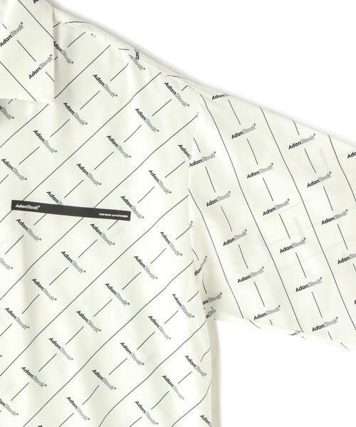 ADANS（アダンス）の「ADANS/アダンス/半袖シャツ（シャツ/ブラウス・レディース・ホワイト/ブラック・F）」の11枚目の写真