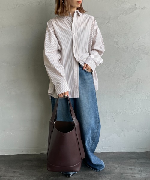 アンドミュークトートバケツバック 極美品‼️ ＆MyuQ トートバッグ 「＆MyuQ/アンドミューク」 JUNO バケツ型