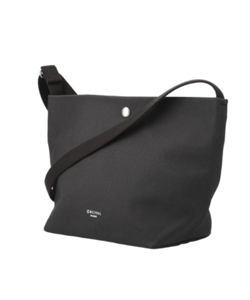 ORCIVAL（オーシバル）の「ORCIVAL (オーシバル）SHOULDER POUCH MEDIUM/OR-H032（ショルダーバッグ・レディース・チャコールグレー/ホワイト・F）」の3枚目の写真