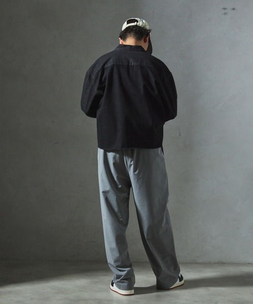 JOURNAL STANDARD relume（ジャーナルスタンダード　レリューム）の「【ZOZO限定】DENIM クロップドL/S（シャツ/ブラウス・メンズ・ネイビー/ブルー/ブラック・XS/S/M/L/XL）」の7枚目の写真