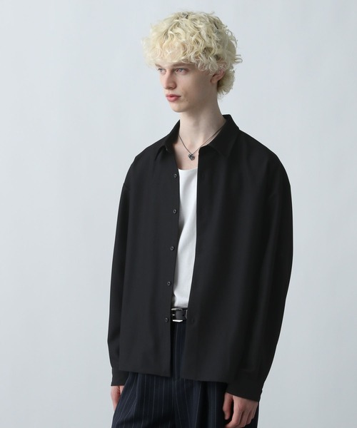 HARE（ハレ）の「【WEB限定】マルチマテリアルアソートTRシャツ(HARE)（シャツ/ブラウス・メンズ・グレー系その他/ブラック/オフホワイト/ブルー/グレー系その他2/ブルー系その他/ホワイト系その他/ブラウン系その他・MEDIUM/SMALL/LARGE）」の19枚目の写真