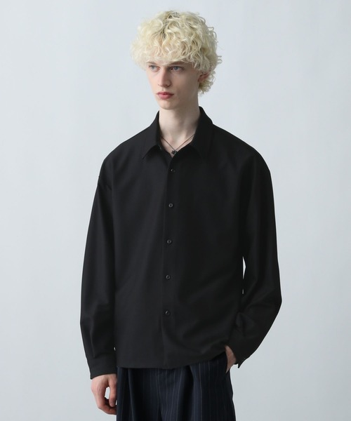 HARE（ハレ）の「【WEB限定】マルチマテリアルアソートTRシャツ(HARE)（シャツ/ブラウス・メンズ・グレー系その他/ブラック/オフホワイト/ブルー/グレー系その他2/ブルー系その他/ホワイト系その他/ブラウン系その他・MEDIUM/SMALL/LARGE）」の20枚目の写真